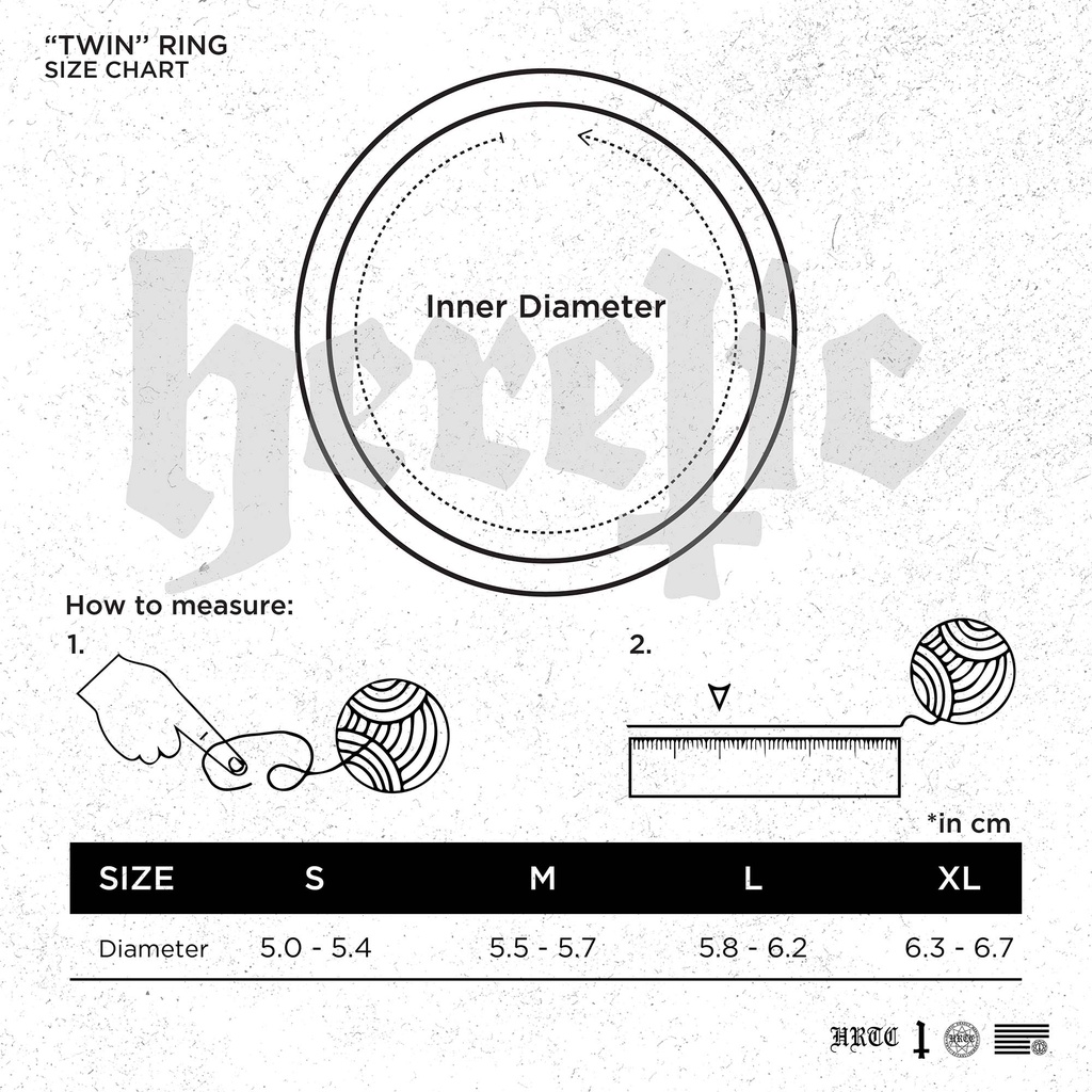 Heretic - Ring / Cincin - Twin