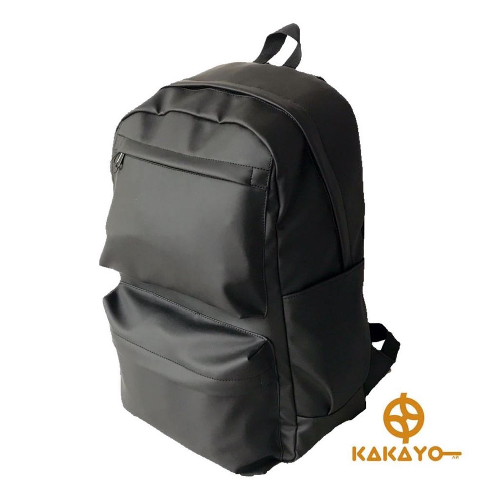 KAKAYO BAG/ Tas punggung pria dan wanita/backpack /ransel yg di buat dari PU leather bisa untuk sekolah.kantor.dan harian /dijamin original dan pasti bisa COD