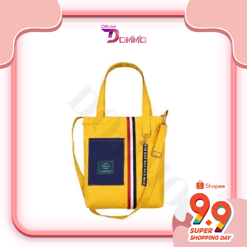 [LOKAL] DOMMO - D1093 TOTE NICE - Tote Bag Tas Wanita MORYMONY BISA COD DARI JAKARTA