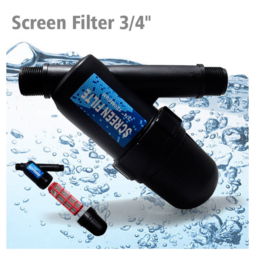 Jirifarm (12552) Screen Filter 3/4" filter / penyaring air untuk pipa lokal 3/4 inch