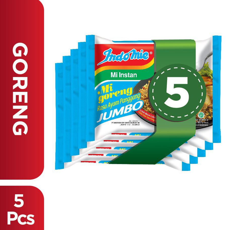 

Pasti Ready 5 Pcs - Indomie Goreng Ayam Panggang Jumbo