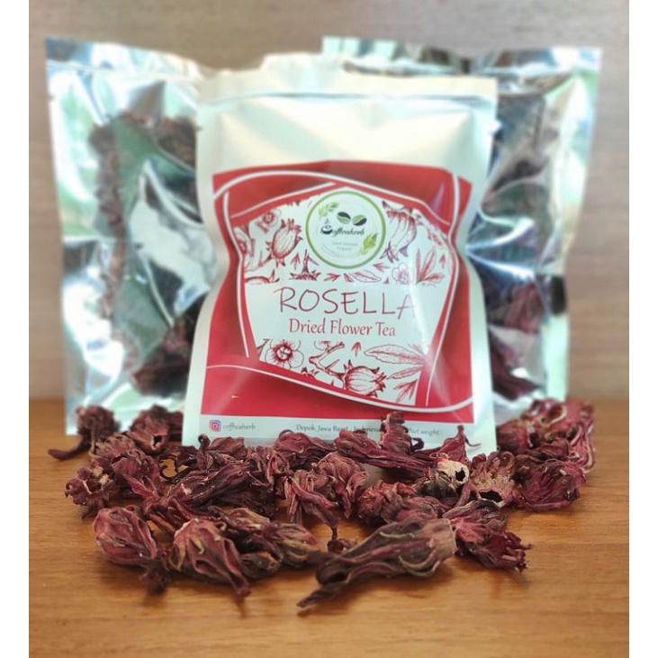 

Teh merah / Bunga rosella merah kering