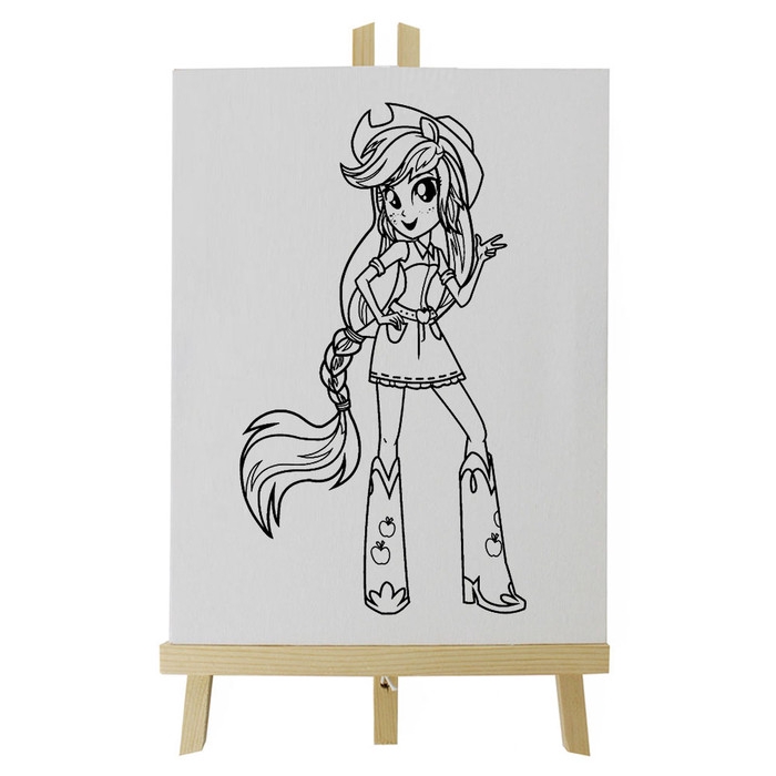 Kanvas Gambar Mainan My Little Pony Manusia 30x40 Cm Mel1148 Mewarnai Coloring Shopee Indonesia