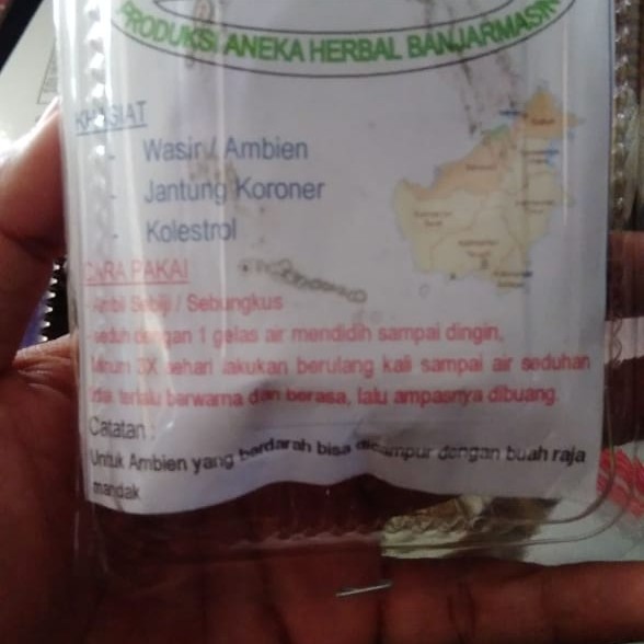 OBAT HERBAL BUAH ULUR ULUR ASLI KALIMANTAN U/ PENDERITA WASIR/AMBIEN