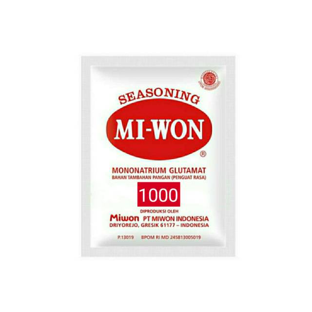 

Penyedap Rasa Miwon 1000 (6pcs)