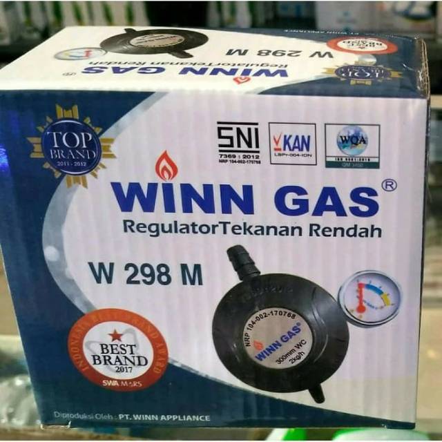 WINN GAS Kepala Regulator Gas Meter W298M