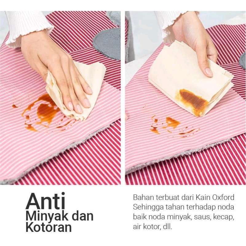 Celemek Masak Kotak Kotak Bahan Kantun