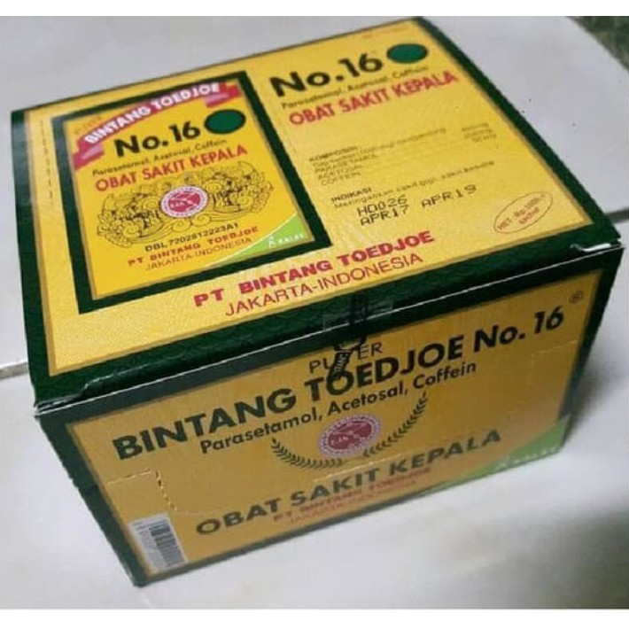 

Puyer Bintang 7 Toedjoe No 16 Isi 12 Sachet
