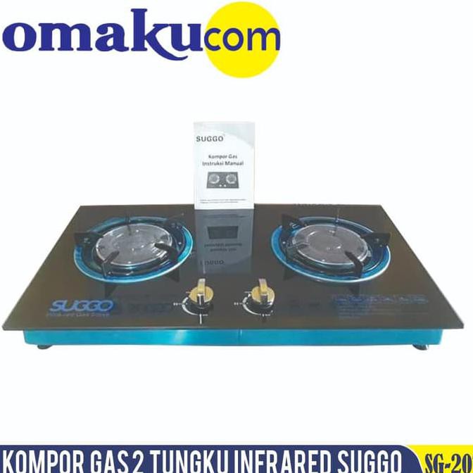 Kompor Gas 2 Tungku Infrared Suggo Sg-207 - Terbaik 