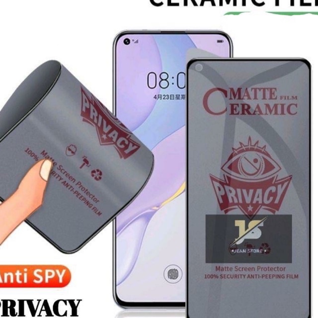 anti gores anti spy privacy matte ceramic vivo Y30 Y50 Y51 Y53S Y55S Y71 Y81 Y83 Y91C Y91 Y93 Y95 Y01 Y12 Y12S Y12i Y15 Y15S Y16 Y17 Y19 Y20 Y20S Y21 Y21S Y21T Y22 Y22S Y31 Y33S Y33T Y35 Y51 Y53S Y55S Y71 Y75 Y81 Y83 Y91 Y91C Y93 anti minyak fullayar