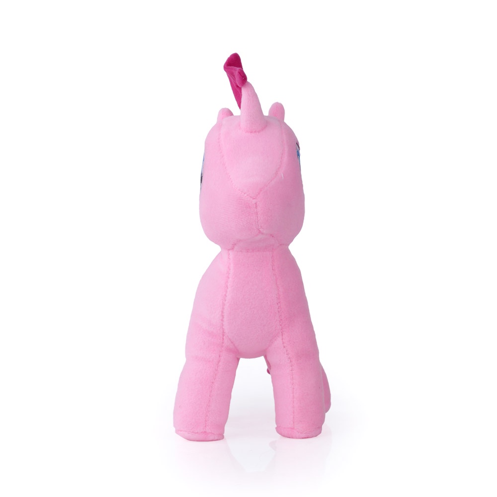 Boneka Kuda Poni Unicorn 30cm Warna Pink Bahan Velboa Isi Dacron Silicon