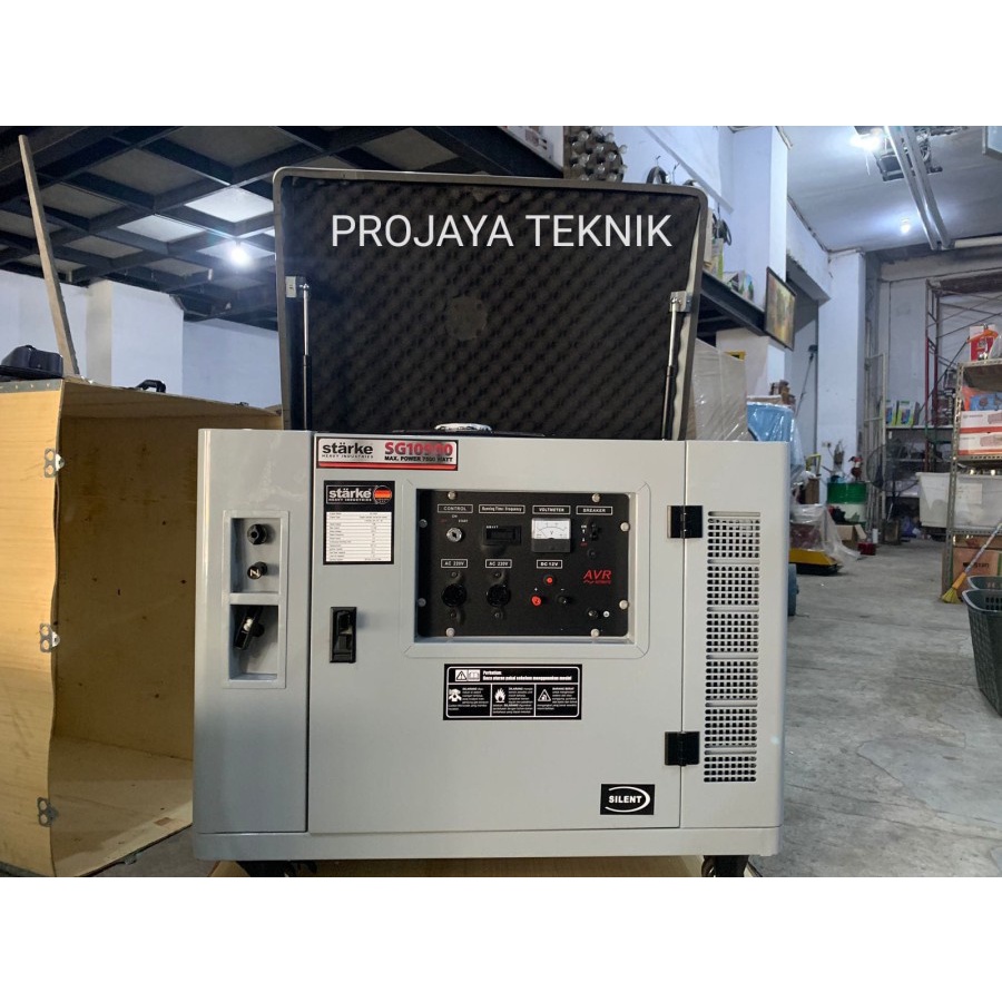 BARU GENSET BENSIN SILENT 10KVA 1PHASE CHINA