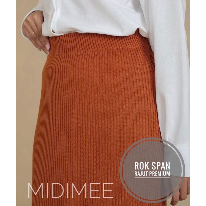 ROK SPAN RAJUT | ROK PREMIUM RAJUT | SPAN ROK - ROK WANITA RAJUT TEBAL