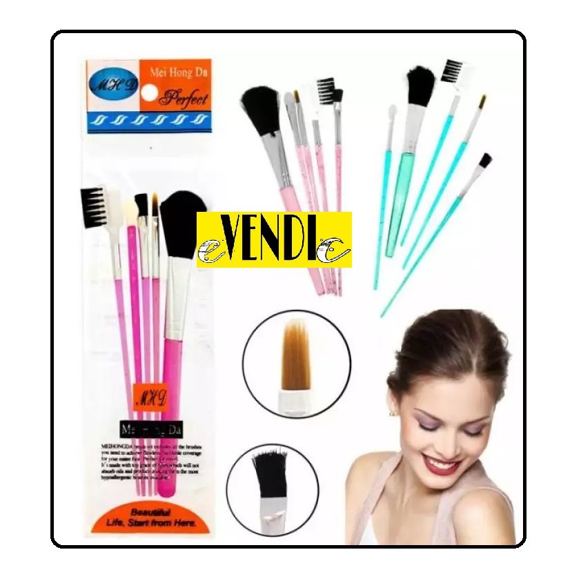 [ isi 5 kuas ] Kuas Makeup Set 5pcs / Make Up Brush