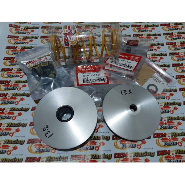 Promo paket lengkap Pulley Rumah Roller vario 125 150 pcx cbu Dzm racing Terlaris