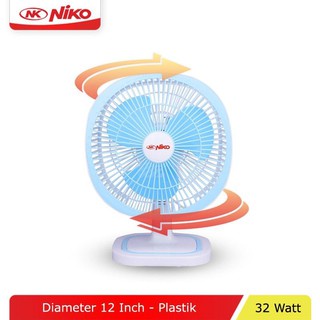Niko Desk Fan NKD - 1201 / Kipas Angin Meja 12" NKD 1201