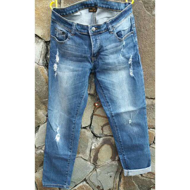 CELANA DUST JEANS XXXL-RIPPED JEANS