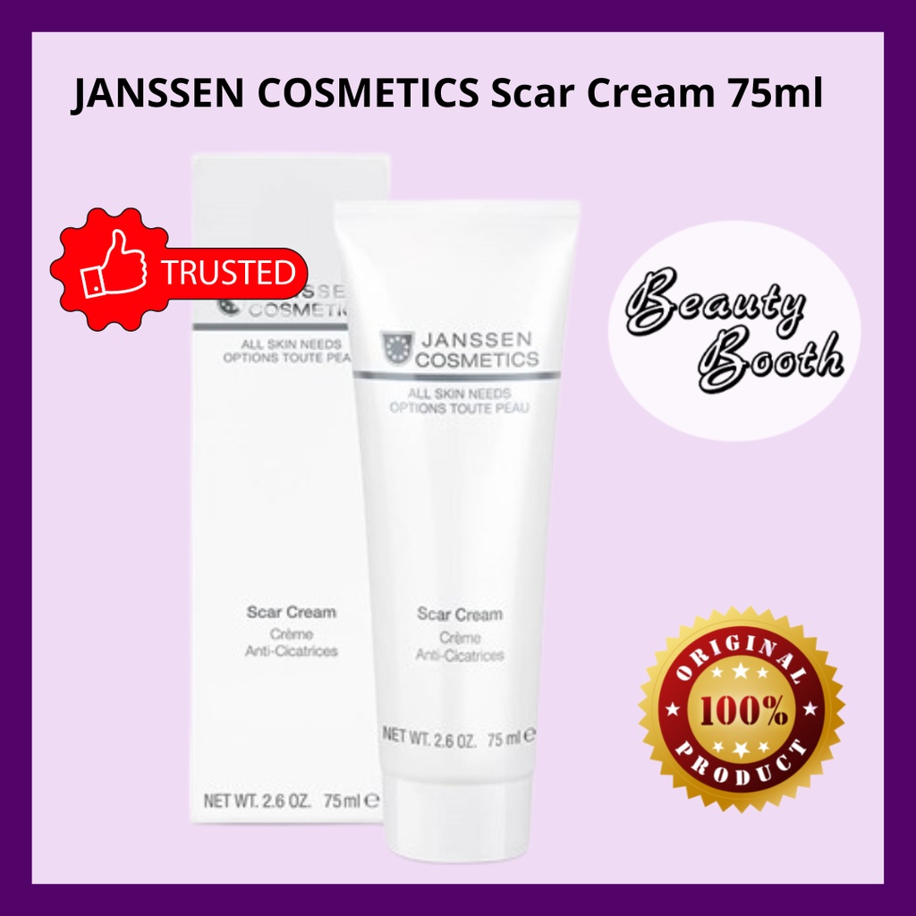 JANSSEN COSMETICS Scar Cream 75ml | Cream Penghilang Bekas Luka Parut / Bopeng