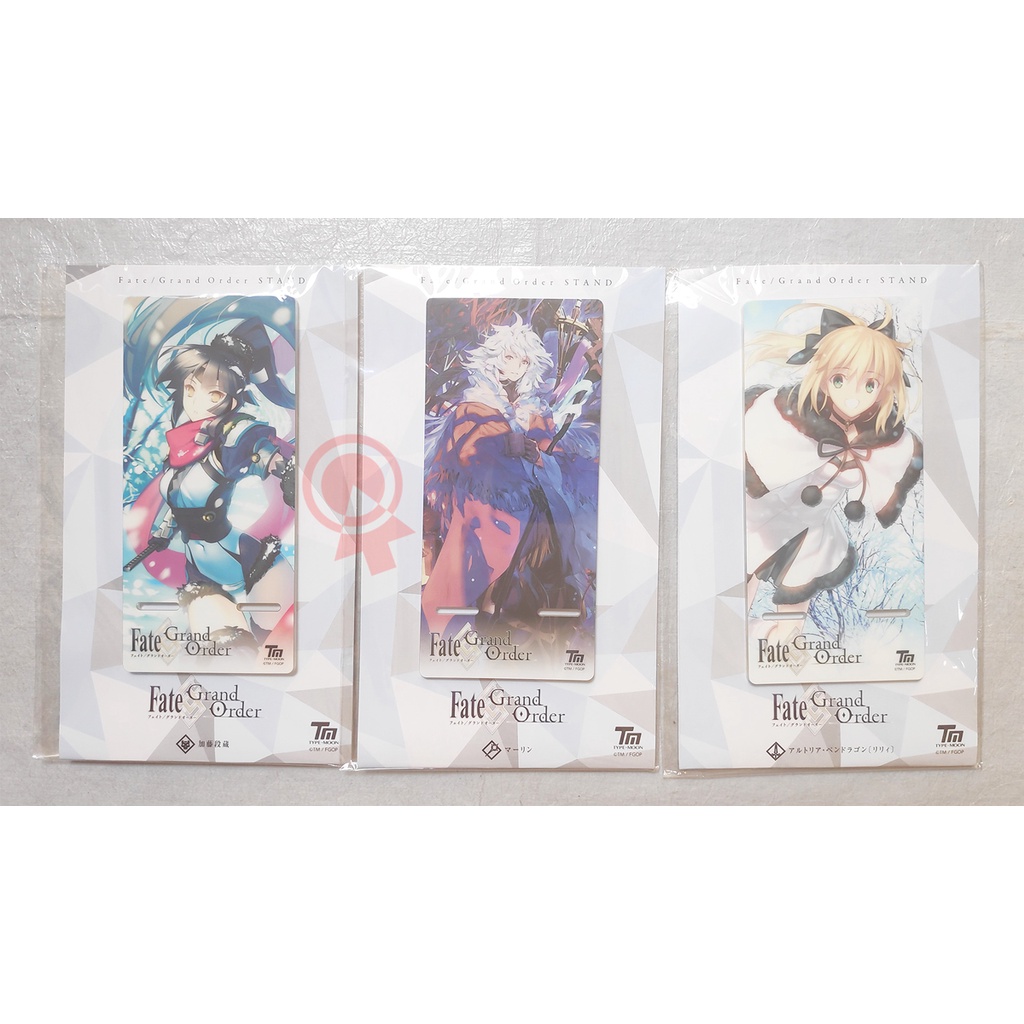 Fate Grand Order FGO Clear Stand Danzou Merlin Saber Altria Artoria