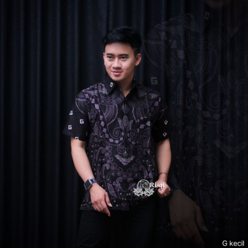 KEMEJA HEM BATIK PRIA TERVIRAL DI SHOPEE ORIGINAL NO KW M L XL