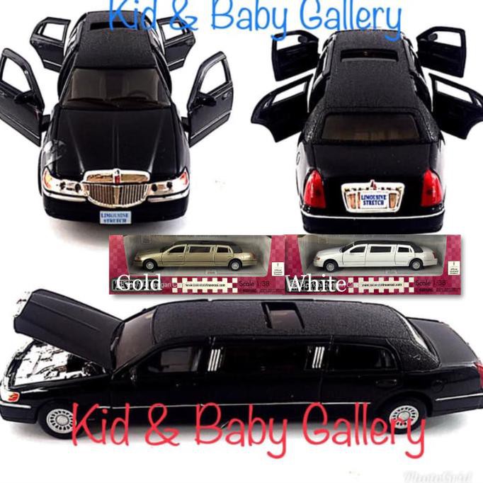 maddox - Diecast Kinsmart 1999 Lincoln Town Car Limousine MBK 042