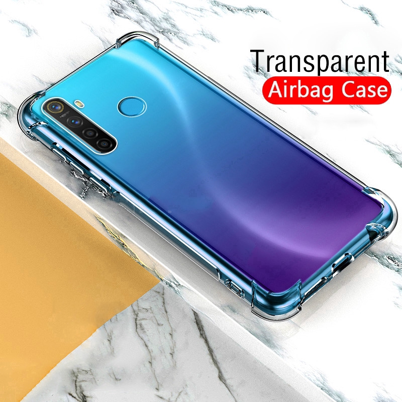 realme 5 i realme 6 pro Shockproof  TPU Clear  Case For Realme 3 pro