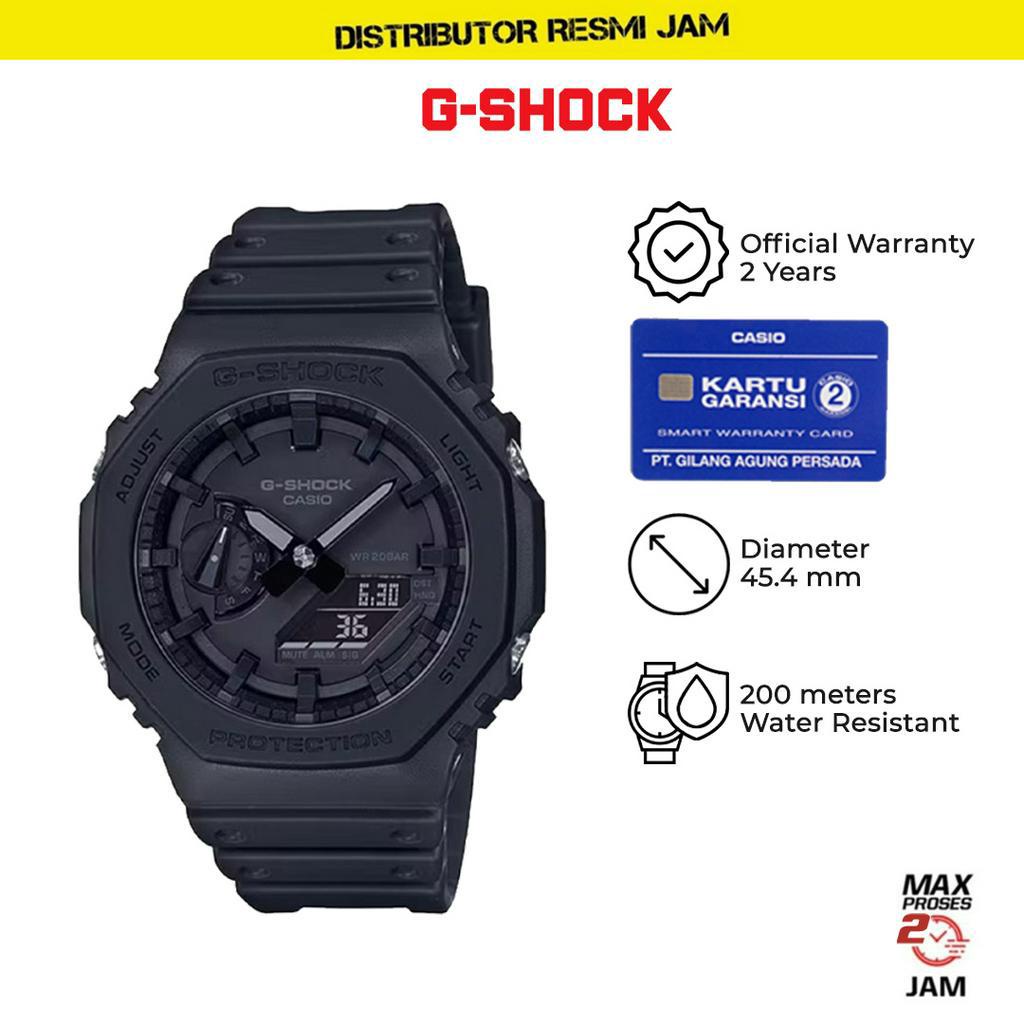 GSHOCK G SHOCK G-SHOCK GA-2100-1A1DR GA2100 GA 2100 1A1DR FULL BLACK