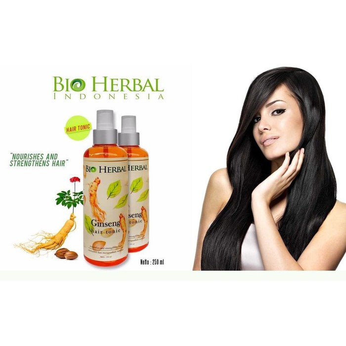 Bio Herbal Hair Tonic - Bio Herbal Ginseng Hair Tonic BPOM