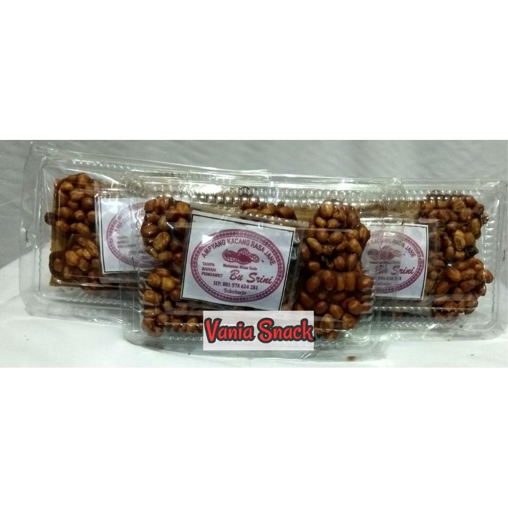 

Vania Snack Ampyang Kacang Rasa Jahe Bu Srini Mika Kecil/Ampyang Jahe/Oleh Oleh Khas Solo