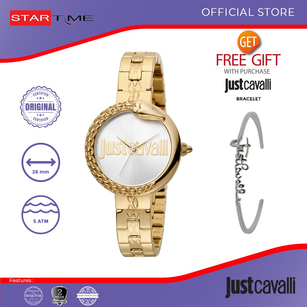 Jam Tangan Just Cavali Jam Tangan Wanita JC1L097M0085 Original