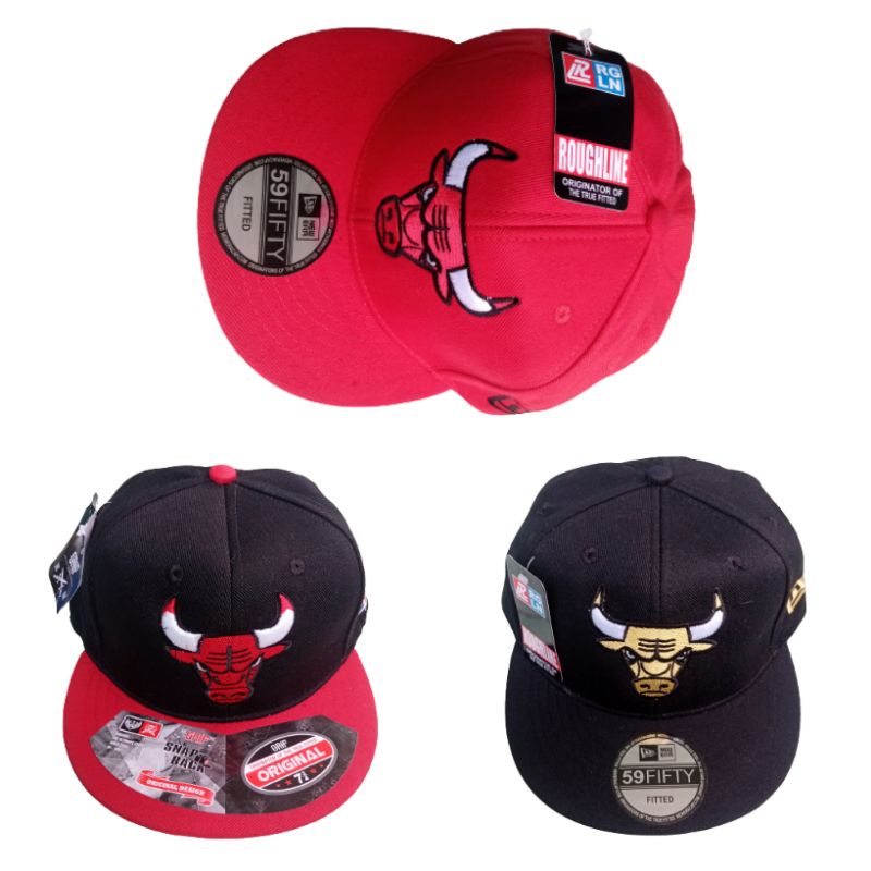 Topi baseball Snapback chicago Bulls banteng