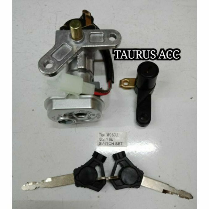 KUNCI KONTAK SET MIO SOUL/FINO CARBU PLUS KUNCI JOK BELAKANG (A CLASS SUPER)-2