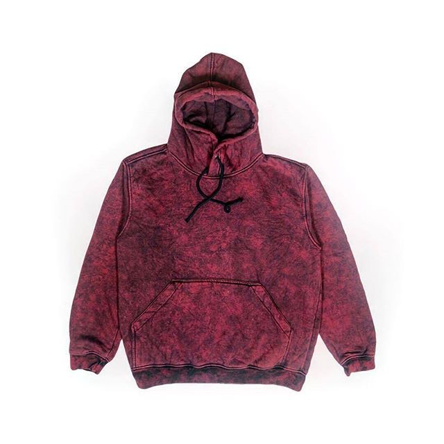 JAKET PRIA BERKUALITAS - Roughneck Washed Hoodie Maroon