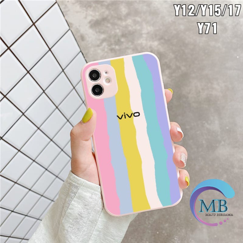 SS046 CASE RAINBOW VIVO Y71 Y81 Y20 Y12S Y12 Y15 Y17 Y30 Y50 Y53 Y83 Y21S Y33S Y21 2021 MB1095
