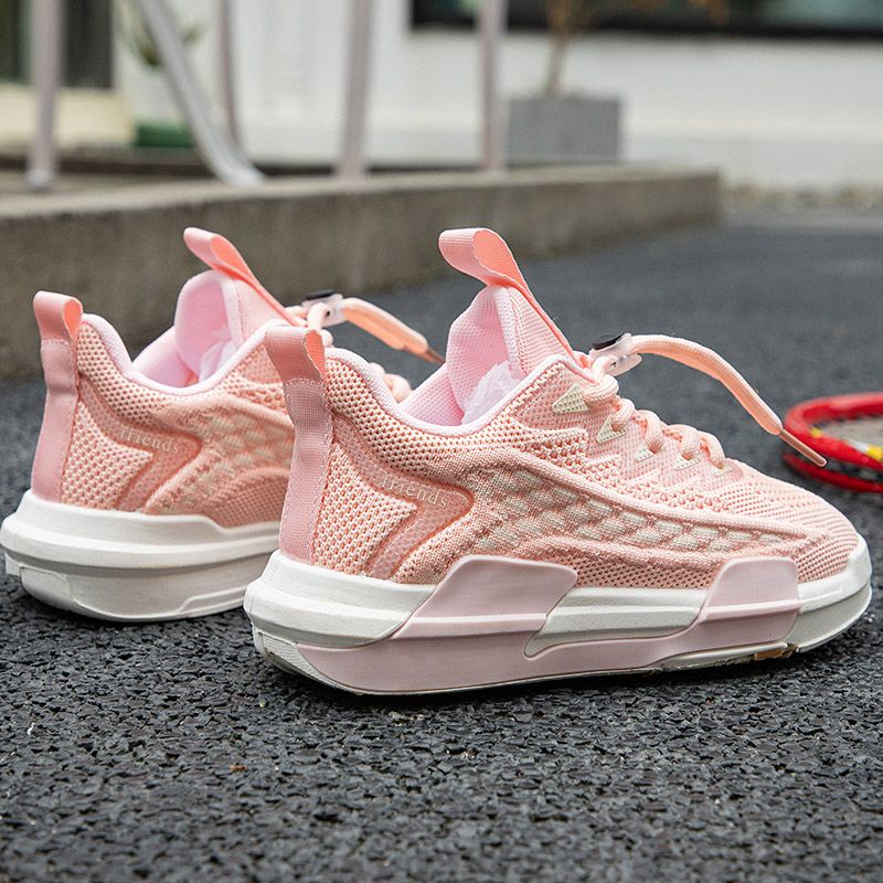 [GROSIR][COD] SEVEN_DAY SEPATU RAJUT SNEAKERS ANAK-ANAK UNTUK USIA 2-9 TAHUN BOY &amp; GIRL PINK WM2316