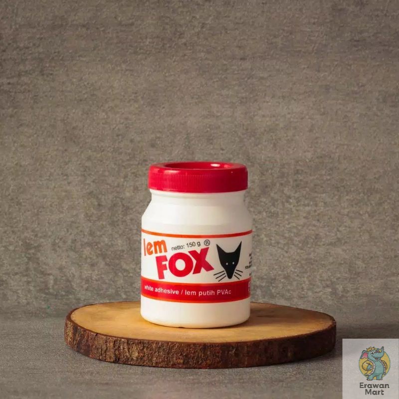 

COD - LEM KAYU KERTAS FOX PUTIHVWHITE ADHESIVE PVAC - 150 GRAM / ORIGINAL