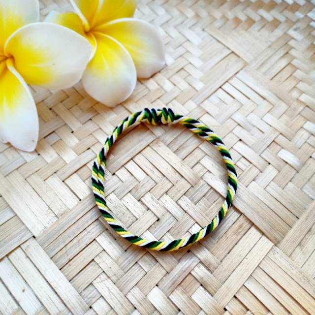 Yellow Regae Bracelet / Gelang Tali Kuning / Gelang Persahabatan / Gelang Lucu / Gelang Khas Bali / Caturdatu  / Gelang Tali Simple / Yellow Lemon Regae Bracelet