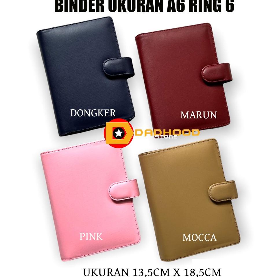 

Eksklusif BINDER KULIT GLOSSY SINTETIK UKURAN A6 RING 6 10 WARNA PILHAN Terbukti
