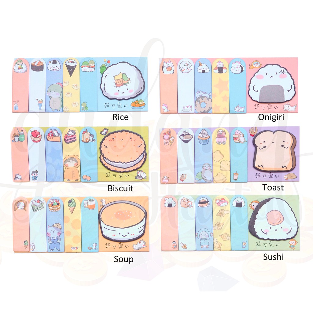 Sticky Notes Sushi Series Memo Jepang GH 301114 | Shopee ...