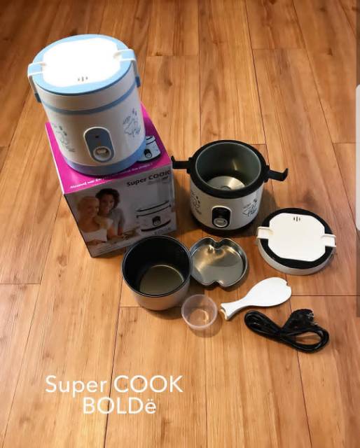 Super COOK Rice CooKeR MiNi 3 In 1 Bolde 0.6L - Original - Free Bubble