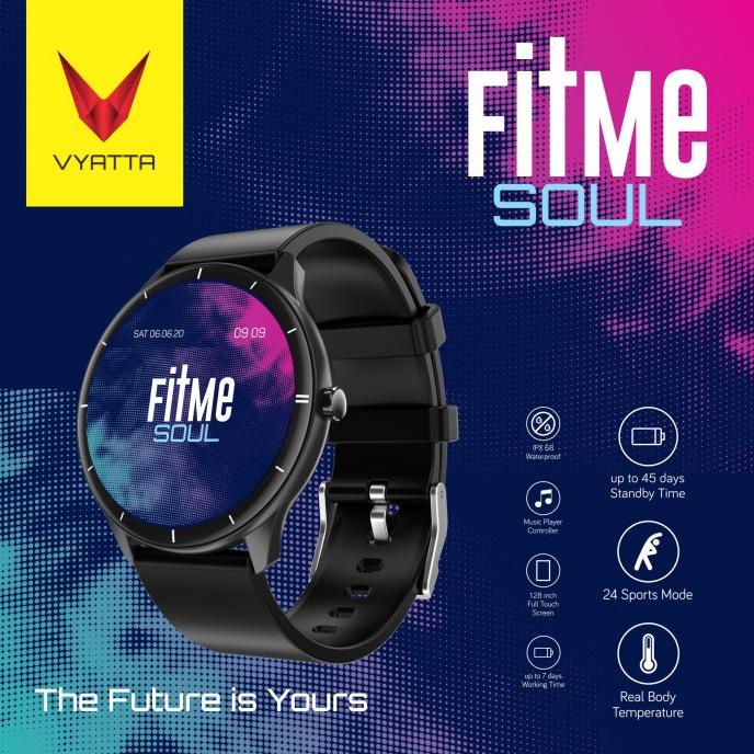 PROMO VYATTA Fitme Soul Smartwatch - Custom Watch Face, Full Touch, Metal AP082
