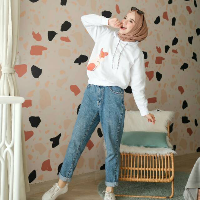 Swiper Hoodie Jaket - Outer Wanita Original