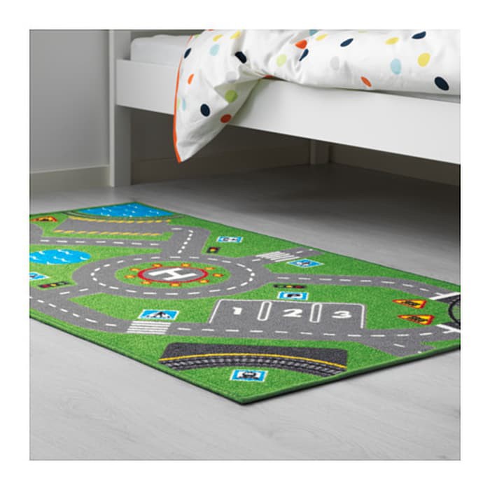 Termurah IKEA STORABO Karpet Anak 75x133 cm, hijau