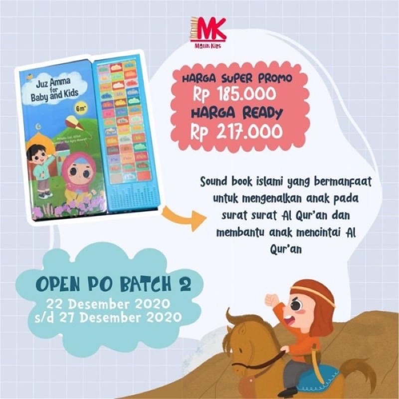 Juz Amma For Baby and Kids Sound Book. PRELOVED.