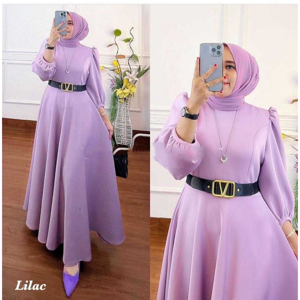 Dress Sephora Maxi Muslim/Dress Pesta Kekinian/Solo/