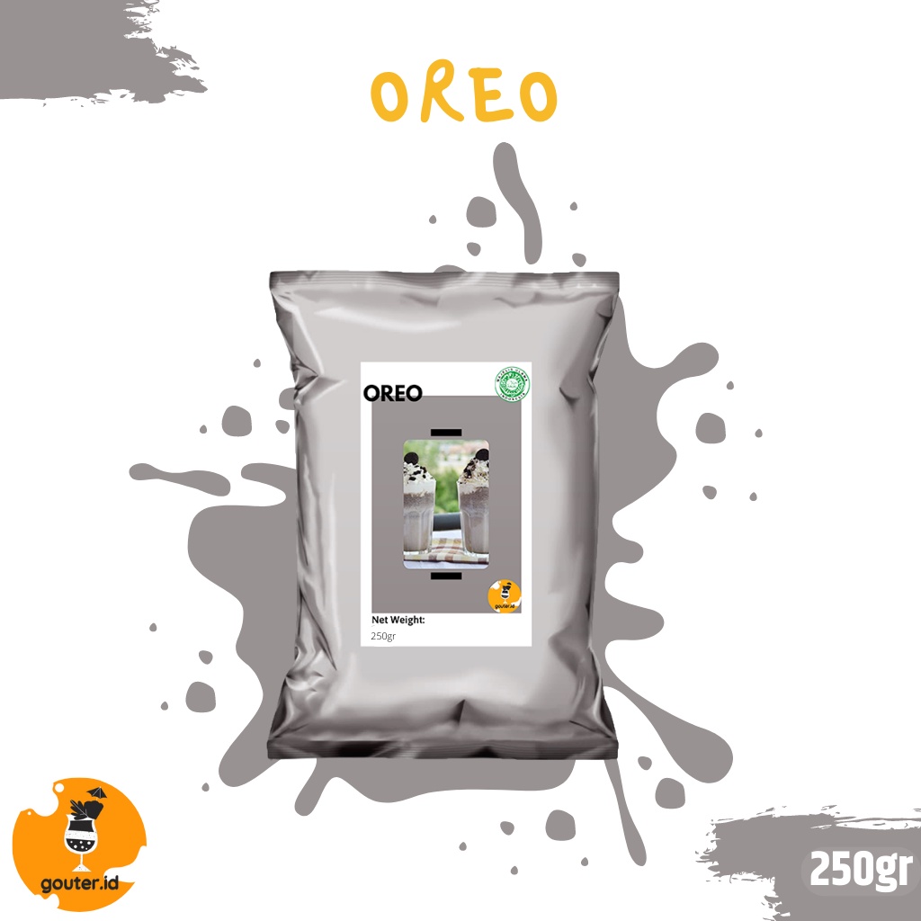 BUBUK MINUMAN RASA OWREO 250GR / SERBUK MINUMAN ANEKA RASA / BUBUK MINUMAN KEKINIAN / MINUMAN INSTAN / BOBA DRINKS