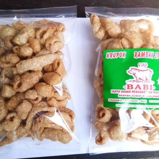 

Krupuk Rambak cap Babi 200gram