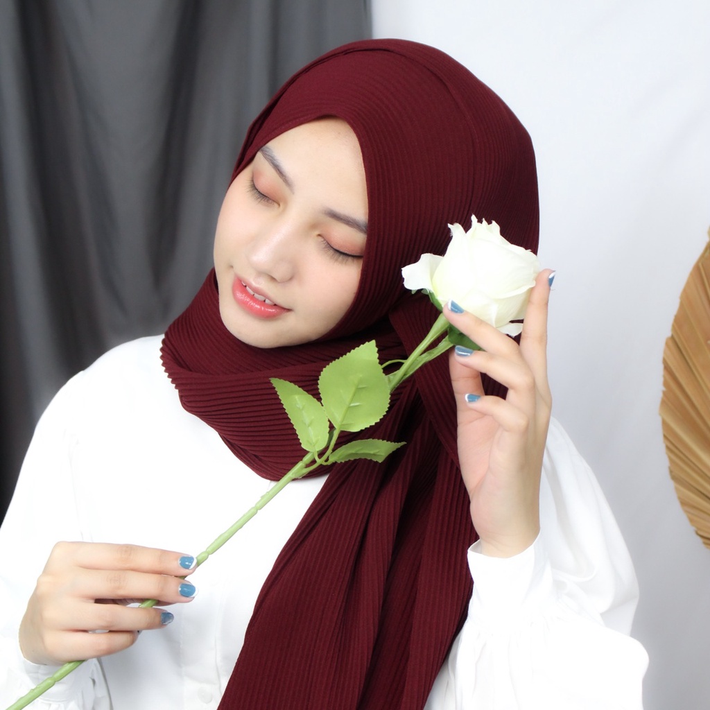 [12.12] RX Fashion Pleated Shawl / Pashmina Full Plisket