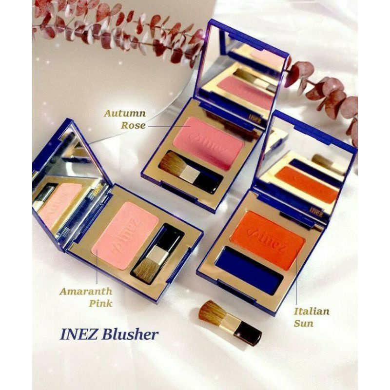 INEZ BLUSHER  WITH BRUSH ORIGINAL 100%