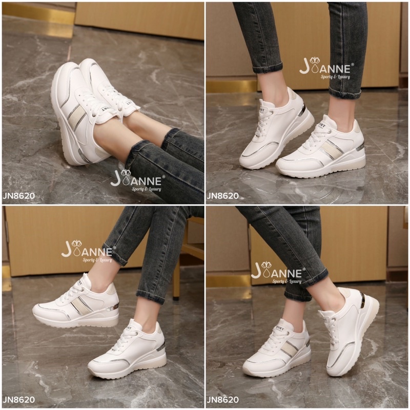 RESTOCK! [ORIGINAL] JOANNE Sporty Wedges Sneakers Shoes Sepatu Wanita #JN8620